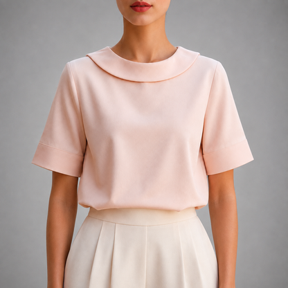 Camille Round Neck Blouse